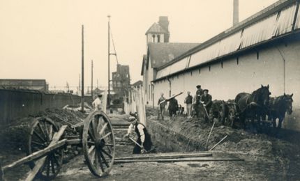 Udgravning Af Kloakker I 1920
