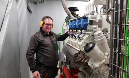 Brian Hansen Holm Ved Gasmotor