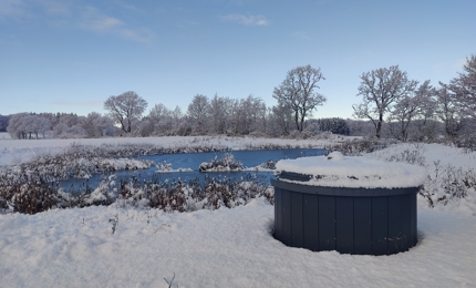 Pumpestation Ved Bredsten I Snevejr 1000001334